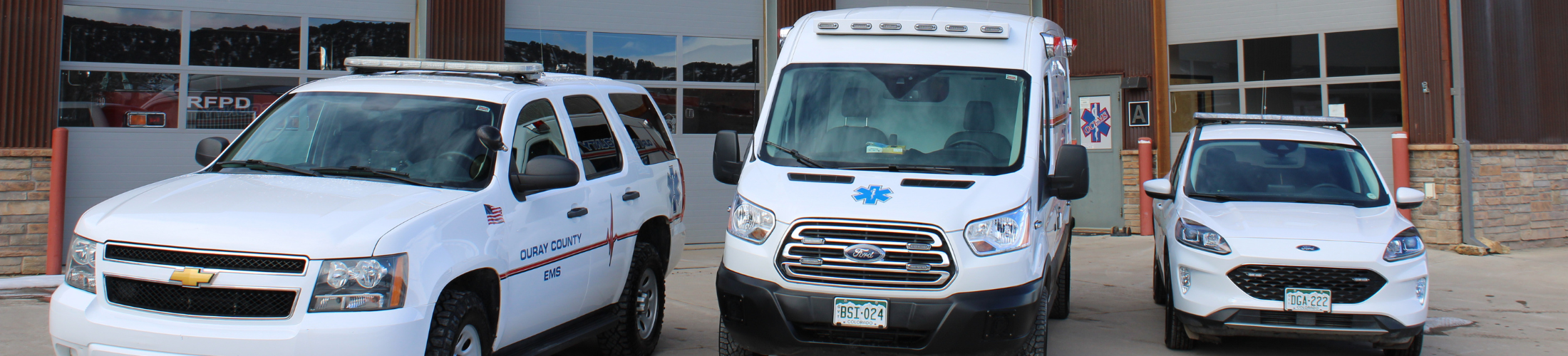 Ouray County EMS Vehicles